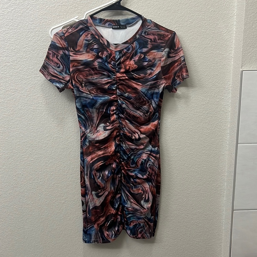 Colorful cute mini dress